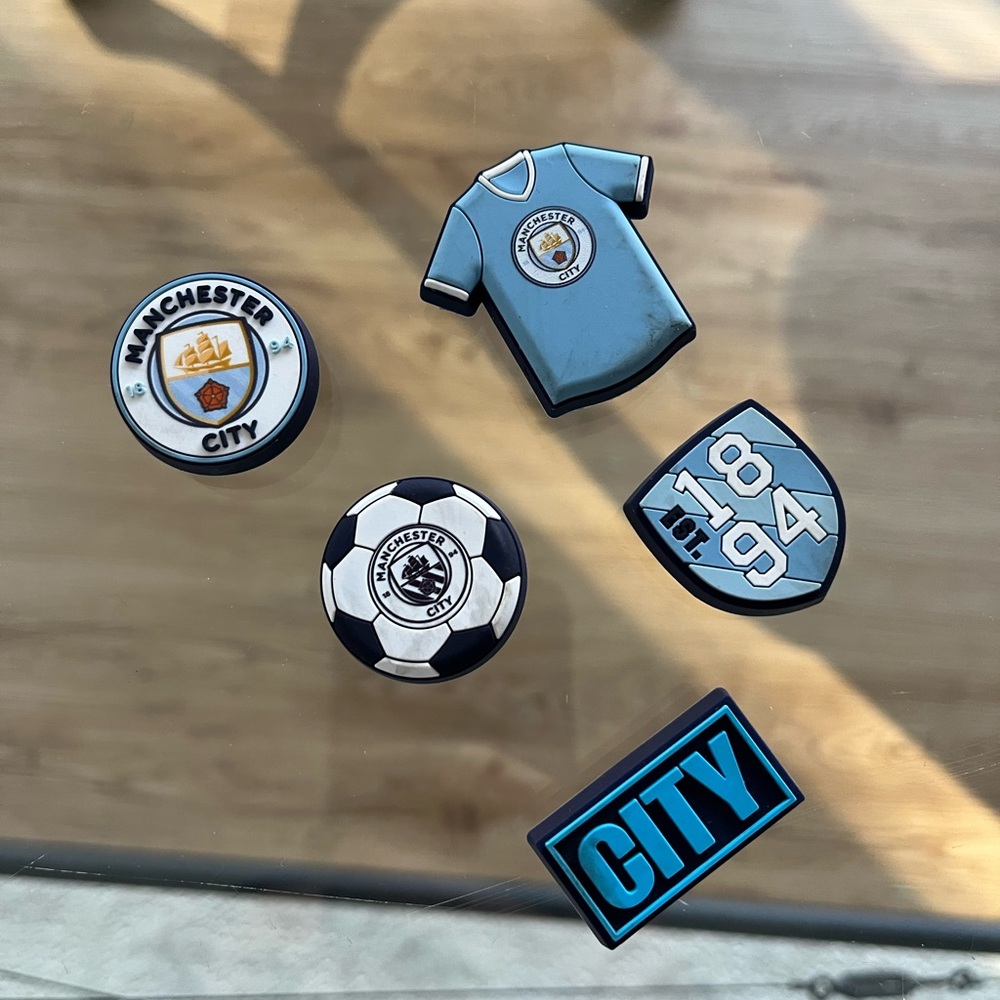 UNISEX MANCHESTER CITY 5 PACK JIBBITZ